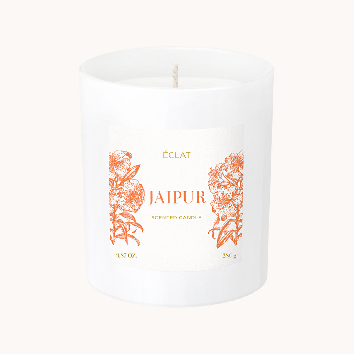ÉCLAT Jaipur Vela Perfumada de Cera de Soja
