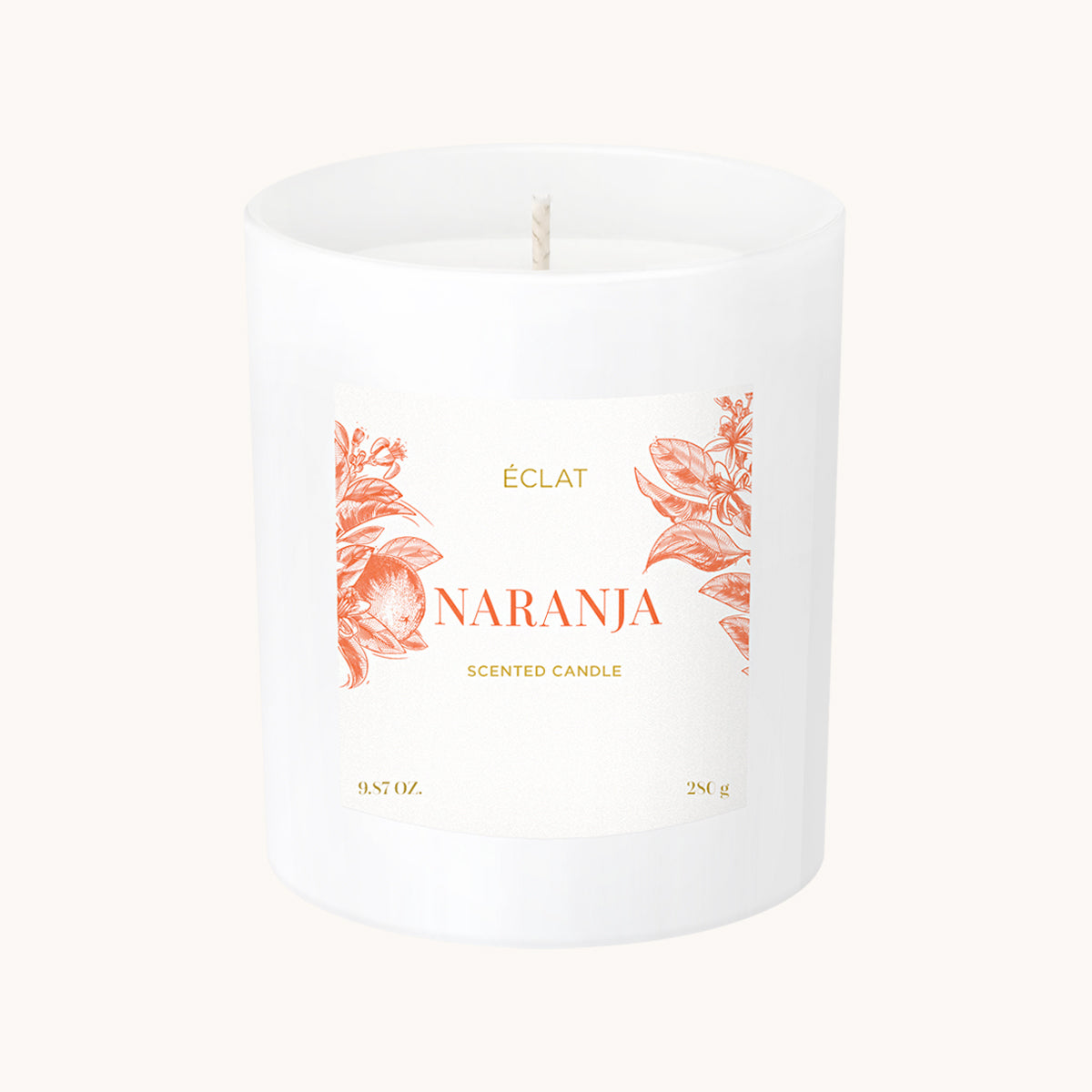 ÉCLAT Naranja Soy Wax Scented Candle
