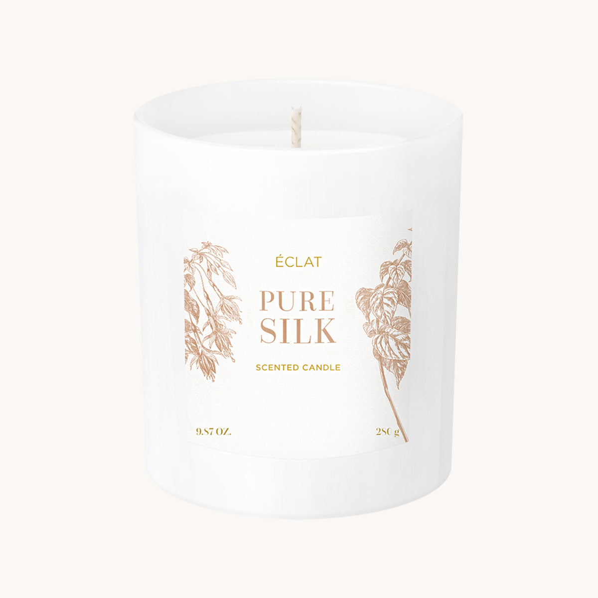 ÉCLAT Pure Silk Vela Perfumada de Cera de Soja