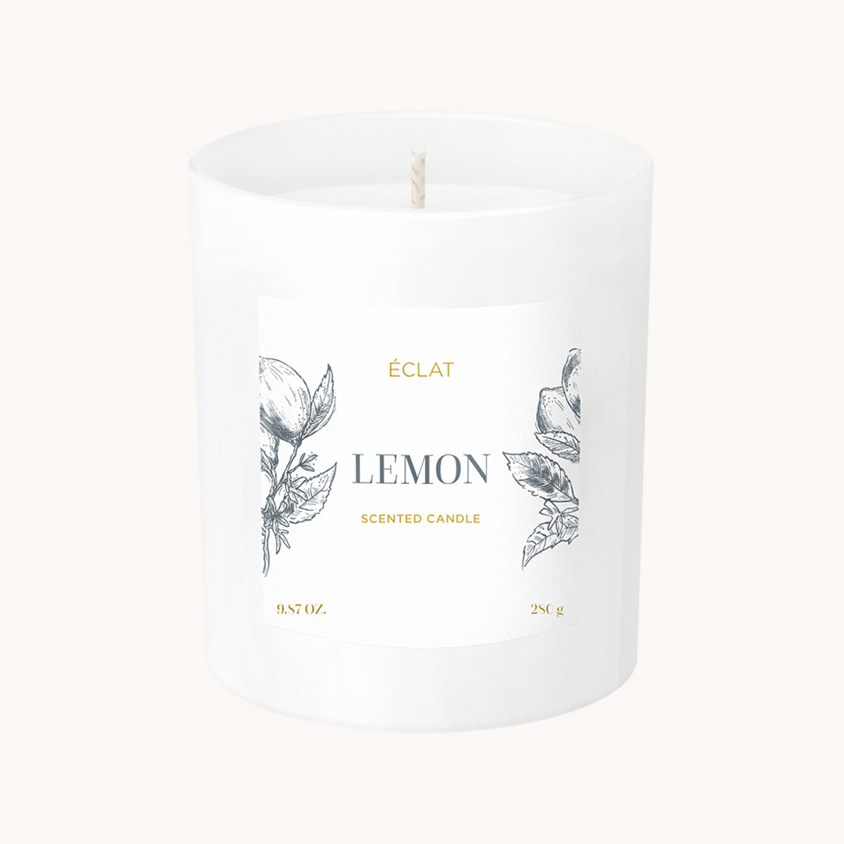 ÉCLAT Lemon Soy Wax Scented Candle