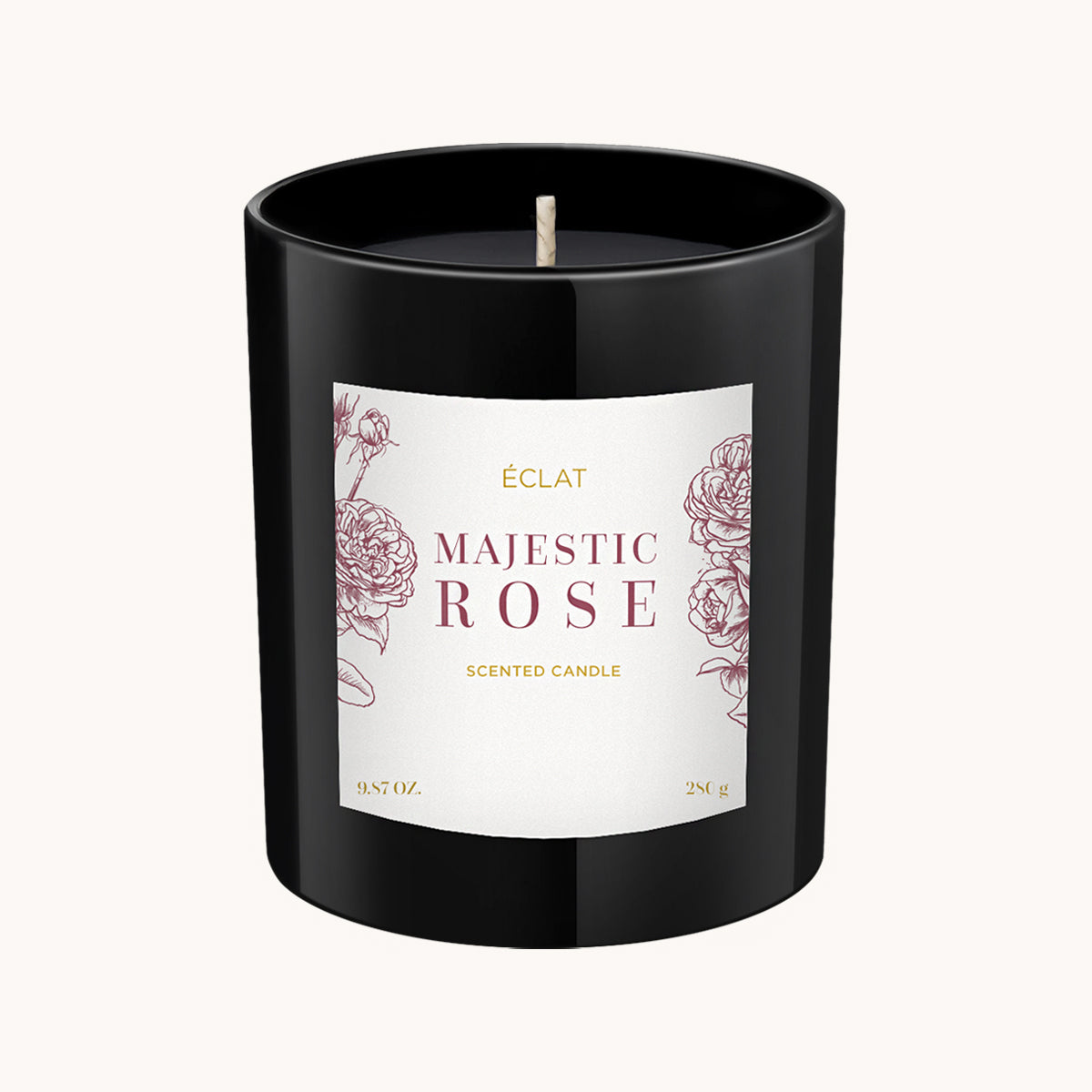 ÉCLAT Majestic Rose Soy Wax Scented Candle