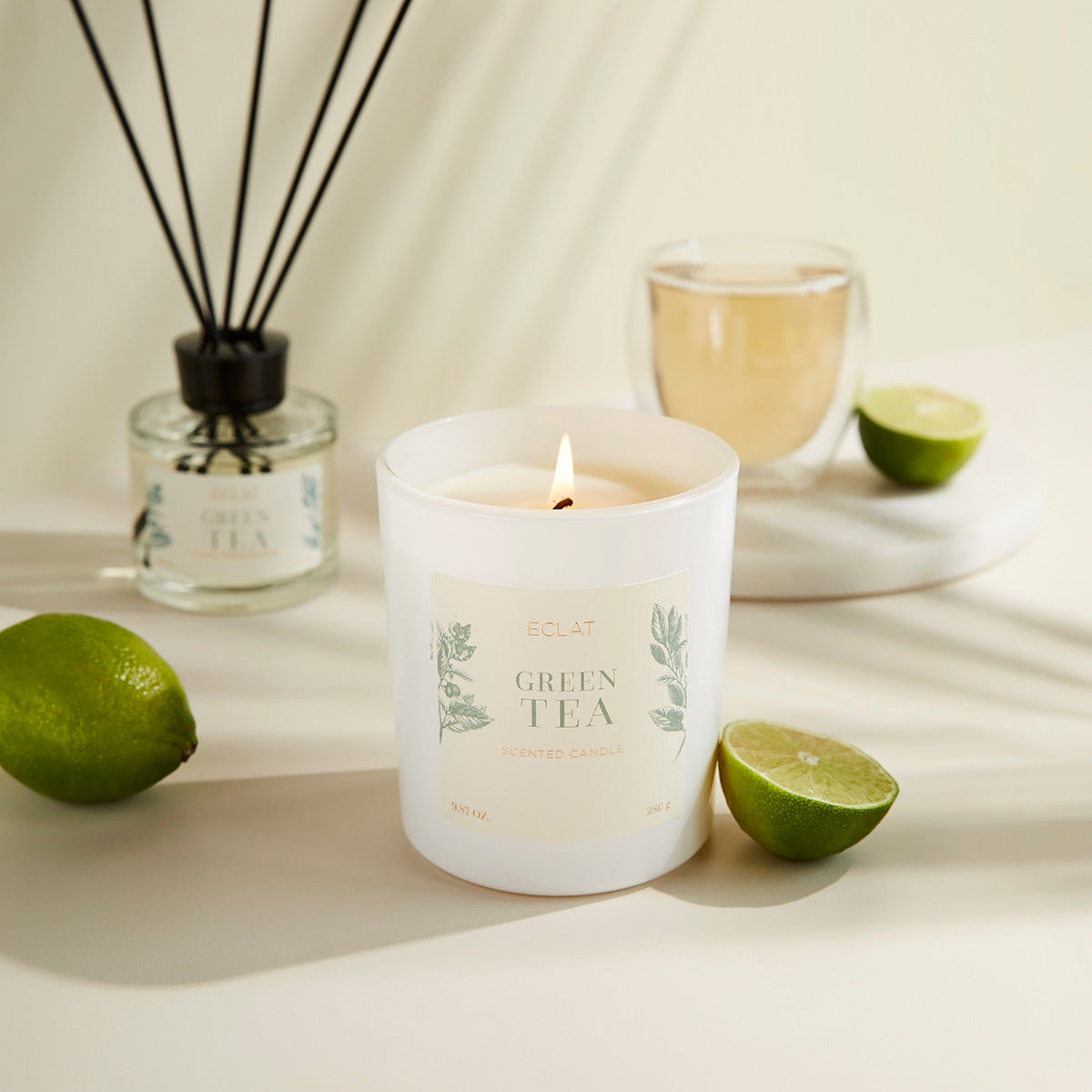 ÉCLAT Green Tea Sojawaskaars