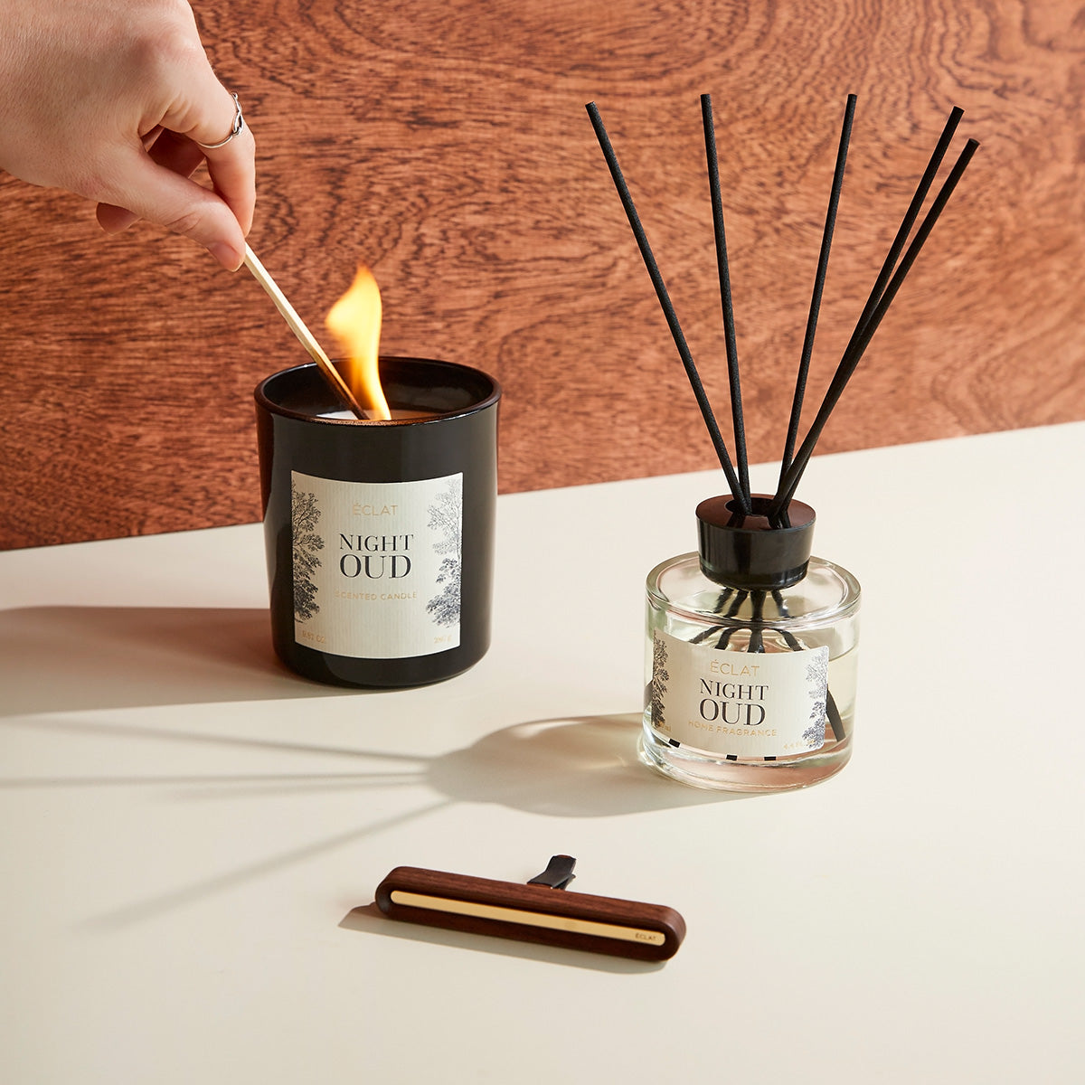 ÉCLAT Night Oud Soy Wax Scented Candle