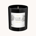 ÉCLAT Cuir Wood Bougie Parfumée au Soja