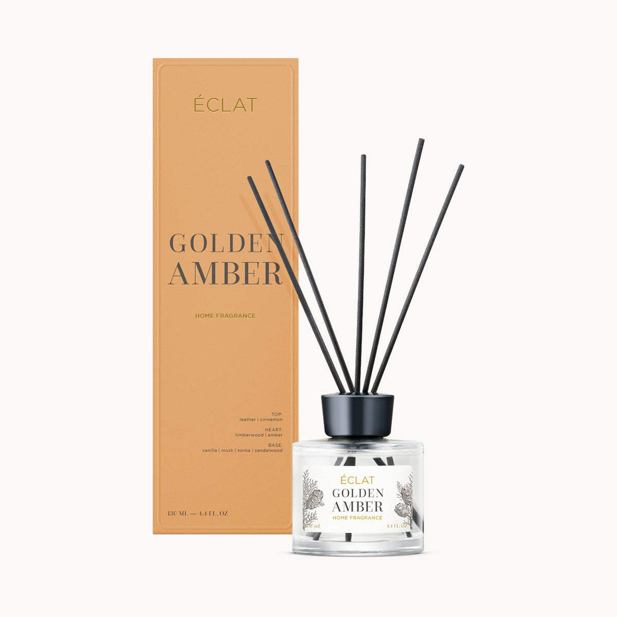 ÉCLAT Golden Amber Room Fragrance Sticks